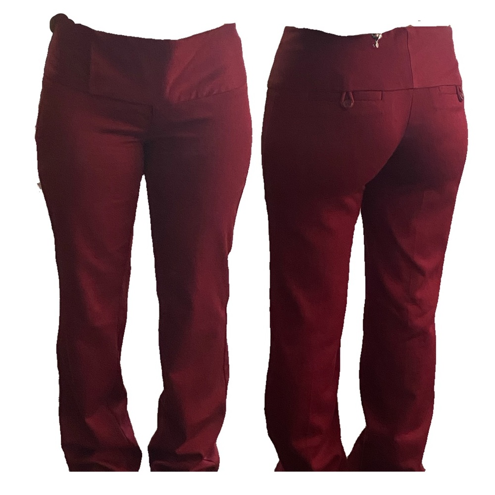 Size 5 vintage Charlotte Russe red flare plants